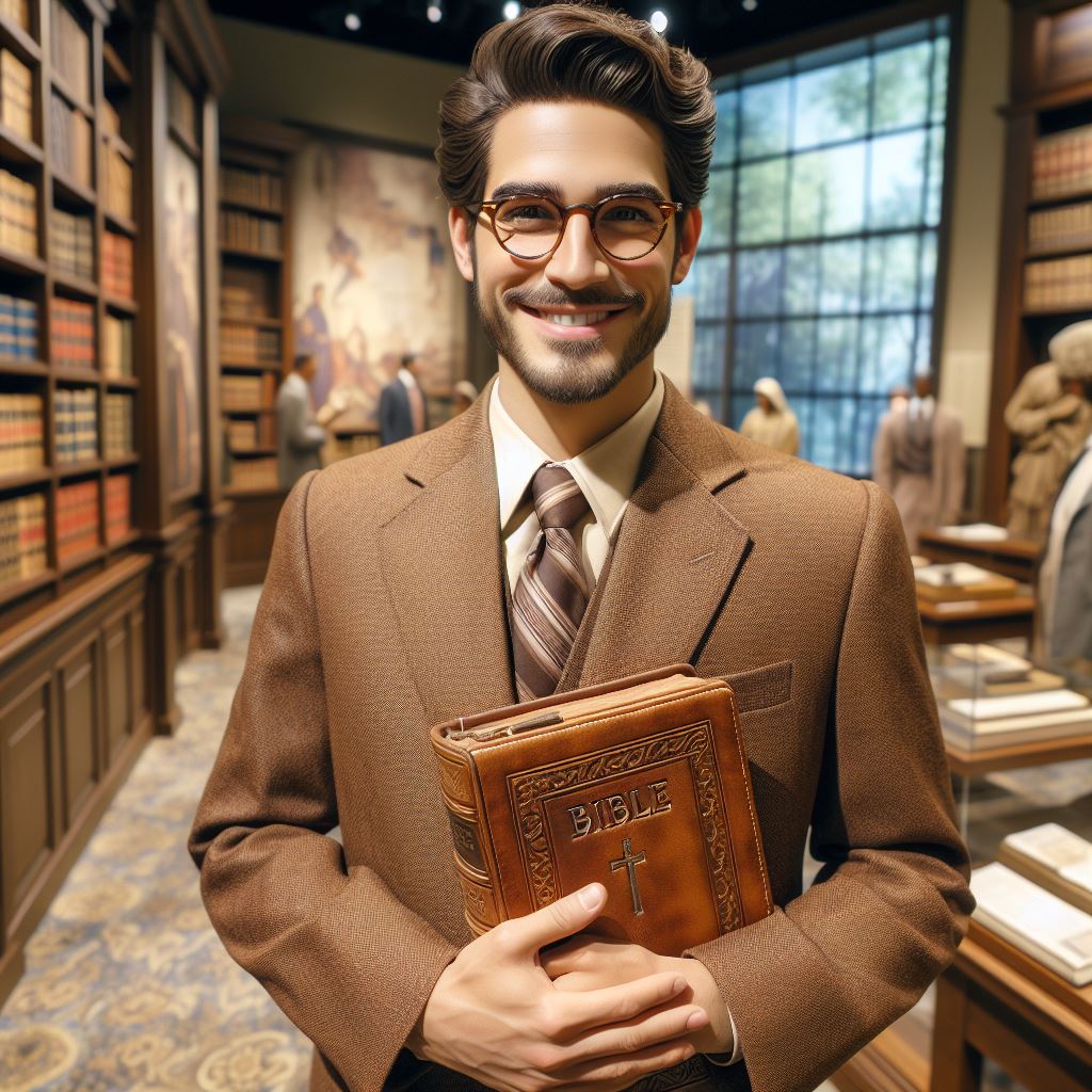 realistic photo of a priest